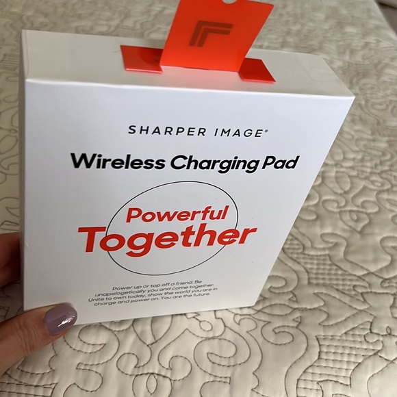 COPY - Sharper Image Wireless Charging Pad in gray NWOT - Picture 6 of 14